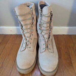 Bates Goretex Tan Military e30500A boots, 13.5 R